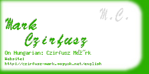 mark czirfusz business card